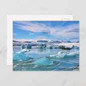 Landschaftliches Foto aus Island Postkarte (Vorne/Hinten)