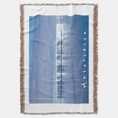 Landschaftliches Foto der Antarktis mit weißem Tex Decke (Vorderseite Vertikal)