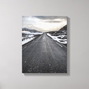 Landschaftliches Foto für die norwegische Landscha Leinwanddruck