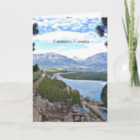 Landschaftliches Foto von Canmore, Kanada