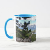Landschaftliches Foto von Canmore, Kanada Tasse (Links)