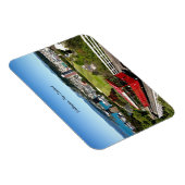 Landschaftliches Foto von Wellington, Neuseeland Magnet (Rechte Seite)