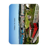 Landschaftliches Foto von Wellington, Neuseeland Magnet (Vertikal)