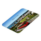 Landschaftliches Foto von Wellington, Neuseeland Magnet (Linke Seite)