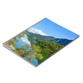 Landschaftliches Foto zur Reflexion über den See Notizblock (Linke Seite)