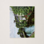 Landschaftliches Galway City Ireland Canal Paintin Puzzle (Vertikal)
