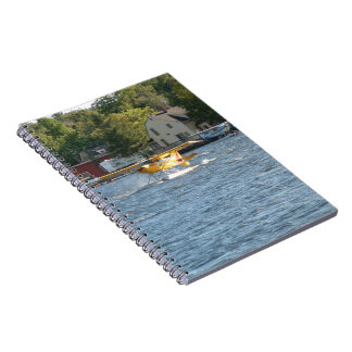 Landschaftliches gewundenes Notizbuch Notizblock