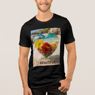 Landschaftliches Glass Herzblut - Bella+Leinwand T Tri-Blend Shirt