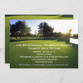 Landschaftliches Golf Outing Einladung (Vorne/Hinten)