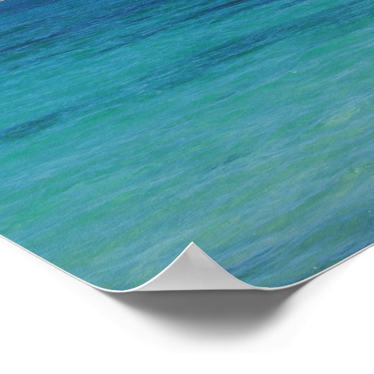 Landschaftliches Hawaii Ocean View Poster (Ecke)