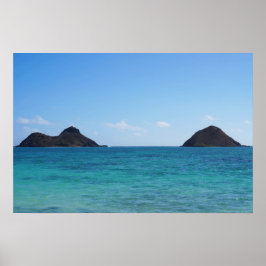 Landschaftliches Hawaii Ocean View Poster