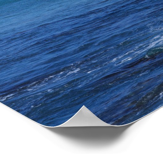 Landschaftliches Hawaii Ocean View Poster (Ecke)