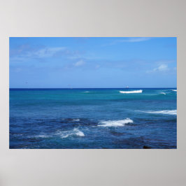 Landschaftliches Hawaii Ocean View Poster