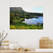 Landschaftliches Hawaiian View Poster (Küche)