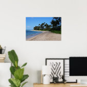 Landschaftliches hawaiianisches Küstenansicht-Post Poster (Heimbüro)