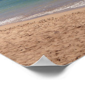 Landschaftliches hawaiianisches Küstenansicht-Post Poster (Ecke)