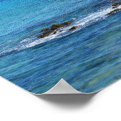 Landschaftliches hawaiianisches Küstenansicht-Post Poster (Ecke)