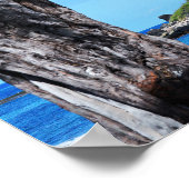 Landschaftliches hawaiianisches Küstenansicht-Post Poster (Ecke)