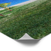 Landschaftliches hawaiianisches Küstenansicht-Post Poster (Ecke)