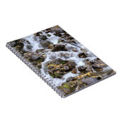 Landschaftliches Herbstkaskade Foto Notebook Notizblock (Rechte Seite)