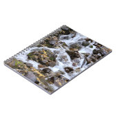 Landschaftliches Herbstkaskade Foto Notebook Notizblock (Linke Seite)