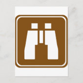 Landschaftliches Highway-Zeichen Postkarte (Vorderseite)