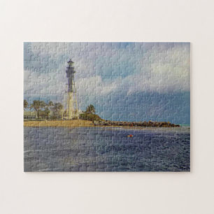 Landschaftliches Hillsboro Einlass-Licht Puzzle