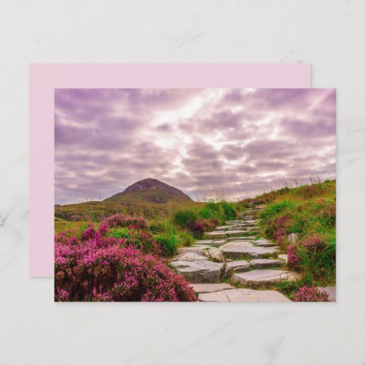 landschaftliches Irland Postkarte (Vorne/Hinten)