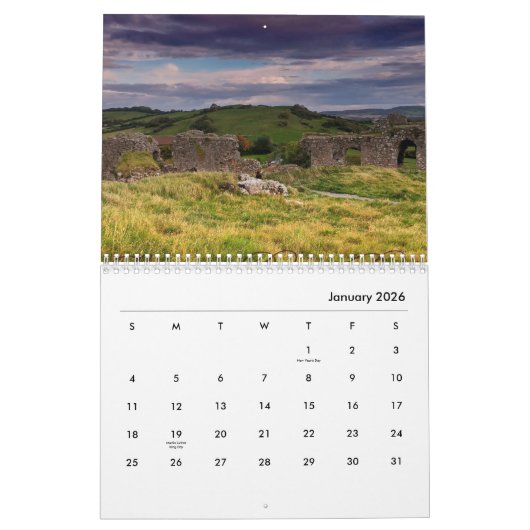 Landschaftliches Irland Schottland 2017Calendar Kalender (Jan 2026)