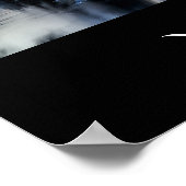 Landschaftliches Josemite im Winter Poster (Ecke)