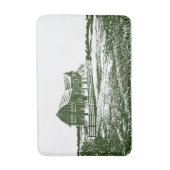 Landschaftliches Landschaftsbauernhaus im Landhaus Badematte (Vorderseite Vertikal)