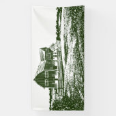 Landschaftliches Landschaftsbauernhaus im Landhaus Banner (Vertikal)