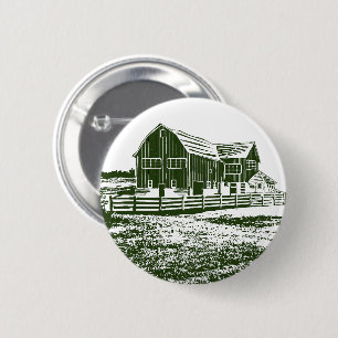 Landschaftliches Landschaftsbauernhaus im Landhaus Button