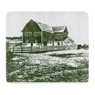 Landschaftliches Landschaftsbauernhaus im Landhaus Schneidebrett