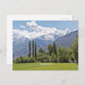Landschaftliches Landschaftsbild Tadschikistans Postkarte (Vorne/Hinten)