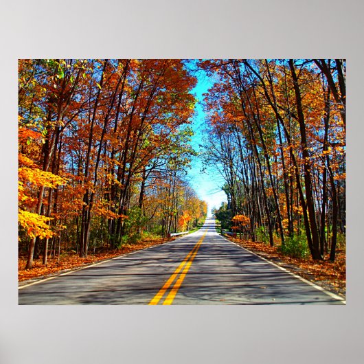 Landschaftliches Laufwerk Poster (Vorne)