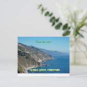 Landschaftliches Laufwerk Postkarte (Stehend Vorderseite)