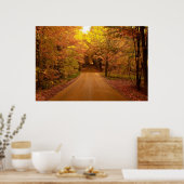 Landschaftliches Laufwerkposter Poster (Küche)