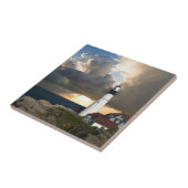 Landschaftliches Leuchtturm Beacon Fliese (Seite)