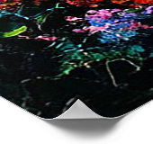 Landschaftliches Mittelmeerküstendorf Poster (Ecke)