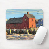 Landschaftliches Motiv #1 Rockport Fishing Shack Mousepad (Mit Mouse)