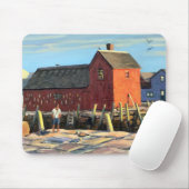 Landschaftliches Motiv #1 Rockport Fishing Shack Mousepad (Mit Mouse)