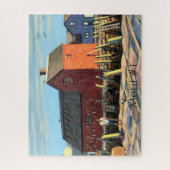 Landschaftliches Motiv #1 Rockport Fishing Shack Puzzle (Vertikal)