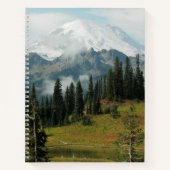 Landschaftliches Mount Rainier Landscape Foto Note Notizblock (Vorderseite)