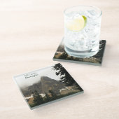 Landschaftliches North Cascades Washington Mountai Glasuntersetzer (Schrägansicht)