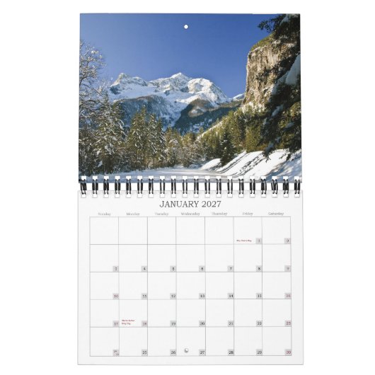 Landschaftliches Salzkammergut Kalender (Jan 2027)