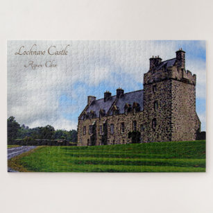 Landschaftliches schottisches Schloss Agnew Clan L Puzzle
