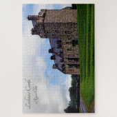 Landschaftliches schottisches Schloss Agnew Clan L Puzzle (Vertikal)