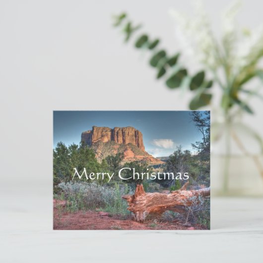 Landschaftliches Sedona, frohe Weihnachten (Stehend Vorderseite)