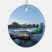 Landschaftliches Seeflugzeug in Victoria Keramikornament (Links)